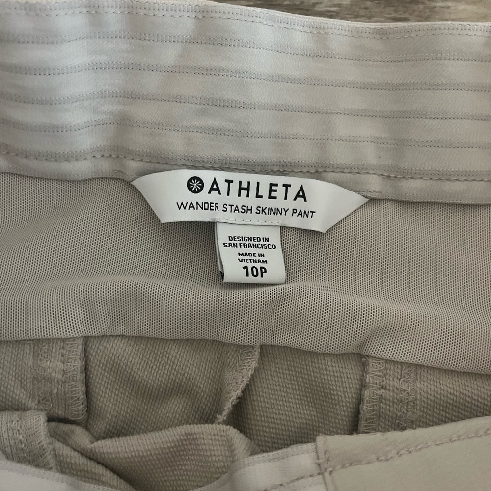 Athleta wander stash skinny pant petite 10 10p
